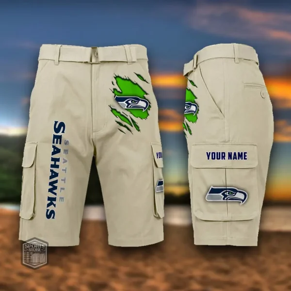 Seattle Seahawks Men's Outdoor Sport Pants PURMC068 - Image 6