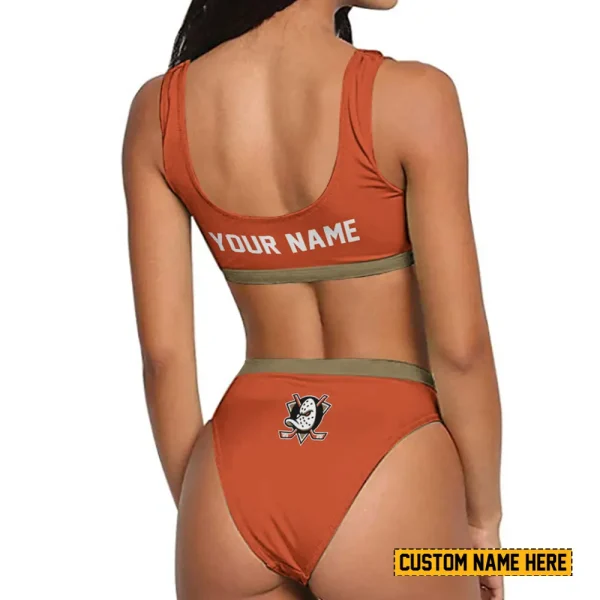 Anaheim Ducks Women's Sport Two-Piece Swimsuit New 2025 SPTSBNS021 - Image 2