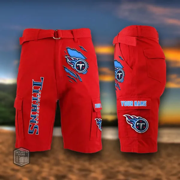 Tennessee Titans Men's Outdoor Sport Pants PURMC070 - Image 4