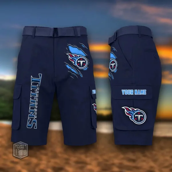 Tennessee Titans Men's Outdoor Sport Pants PURMC070 - Image 7