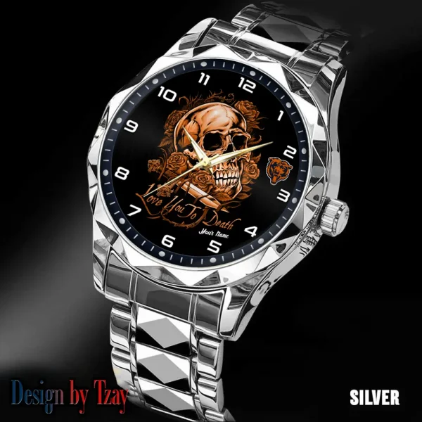 Chicago Bears Luxury Automatic Stainless Steel Business Waterproof Watches For Men's 2025 SPTDMW872 - Image 3