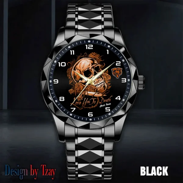 Chicago Bears Luxury Automatic Stainless Steel Business Waterproof Watches For Men's 2025 SPTDMW872 - Image 4