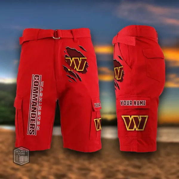 Washington Commanders Men's Outdoor Sport Pants PURMC071 - Image 4