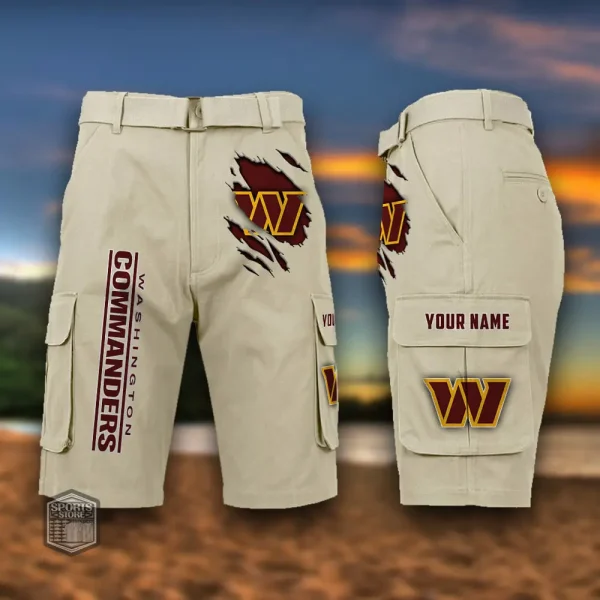 Washington Commanders Men's Outdoor Sport Pants PURMC071 - Image 6