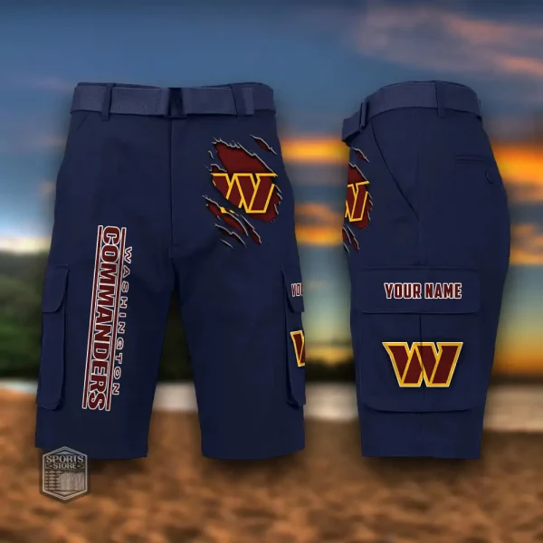 Washington Commanders Men's Outdoor Sport Pants PURMC071 - Image 7