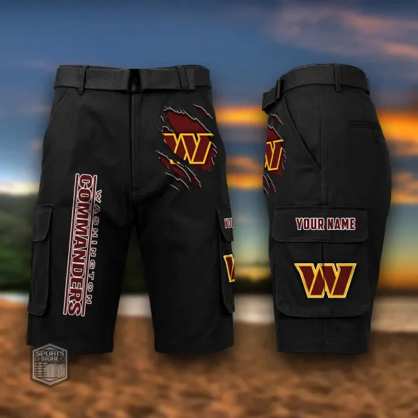Washington Commanders Men's Outdoor Sport Pants PURMC071 - Image 8