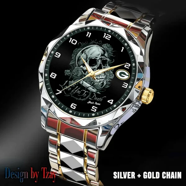 Green Bay Packers Luxury Automatic Stainless Steel Business Waterproof Watches For Men's 2025 SPTDMW878 - Image 2
