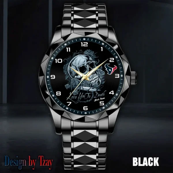 Houston Texans Luxury Automatic Stainless Steel Business Waterproof Watches For Men's 2025 SPTDMW879 - Image 2