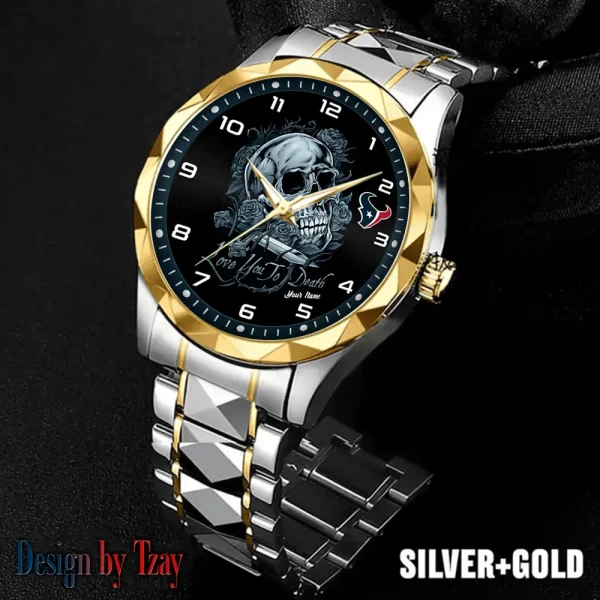 Houston Texans Luxury Automatic Stainless Steel Business Waterproof Watches For Men's 2025 SPTDMW879