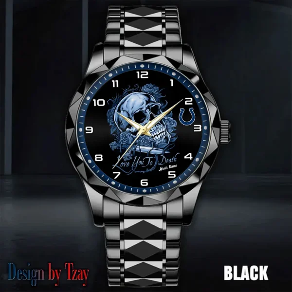 Indianapolis Colts Luxury Automatic Stainless Steel Business Waterproof Watches For Men's 2025 SPTDMW880 - Image 5