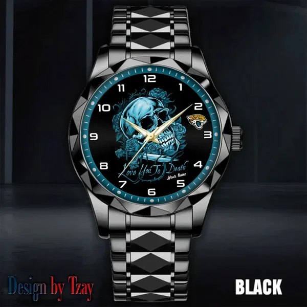 Jacksonville Jaguars Luxury Automatic Stainless Steel Business Waterproof Watches For Men's 2025 SPTDMW881 - Image 2