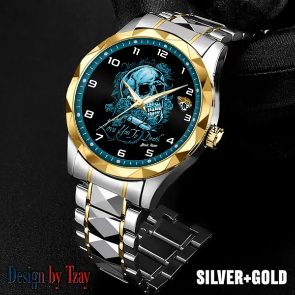 Jacksonville Jaguars Luxury Automatic Stainless Steel Business Waterproof Watches For Men's 2025 SPTDMW881