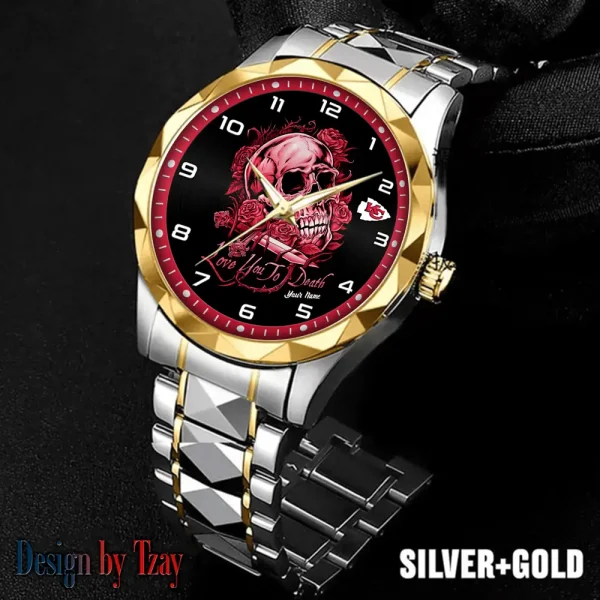Kansas City Chiefs Luxury Automatic Stainless Steel Business Waterproof Watches For Men's 2025 SPTDMW882