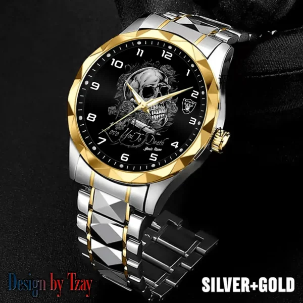 Las Vegas Raiders Luxury Automatic Stainless Steel Business Waterproof Watches For Men's 2025 SPTDMW883