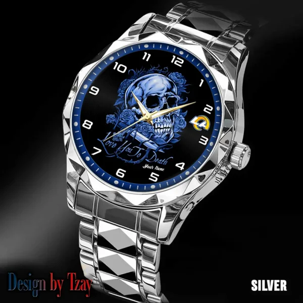 Los Angeles Rams Luxury Automatic Stainless Steel Business Waterproof Watches For Men's 2025 SPTDMW885 - Image 2
