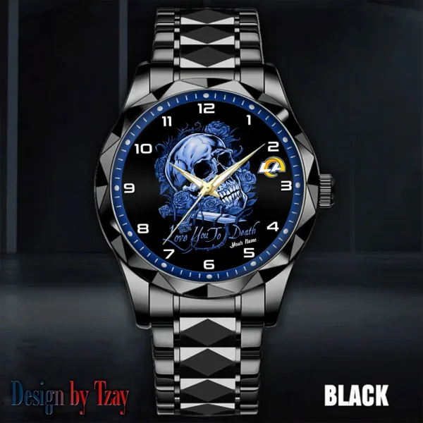 Los Angeles Rams Luxury Automatic Stainless Steel Business Waterproof Watches For Men's 2025 SPTDMW885 - Image 3