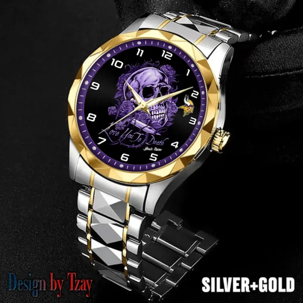 Minnesota Vikings Luxury Automatic Stainless Steel Business Waterproof Watches For Men's 2025 SPTDMW887