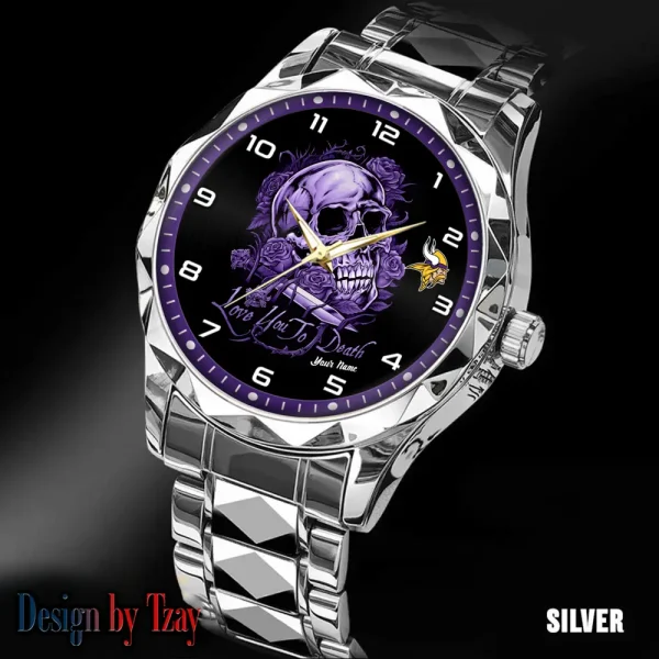 Minnesota Vikings Luxury Automatic Stainless Steel Business Waterproof Watches For Men's 2025 SPTDMW887 - Image 2