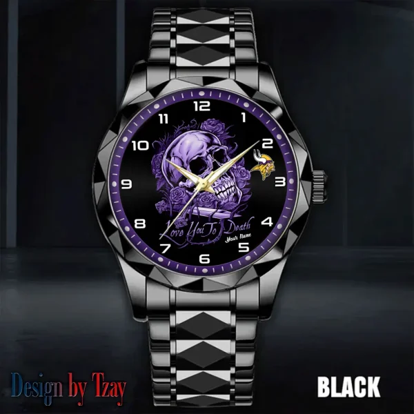 Minnesota Vikings Luxury Automatic Stainless Steel Business Waterproof Watches For Men's 2025 SPTDMW887 - Image 5