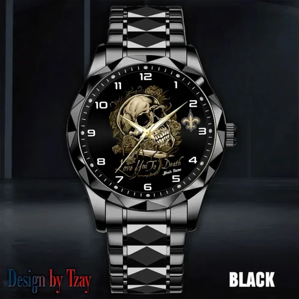 New Orleans Saints Luxury Automatic Stainless Steel Business Waterproof Watches For Men's 2025 SPTDMW889 - Image 2