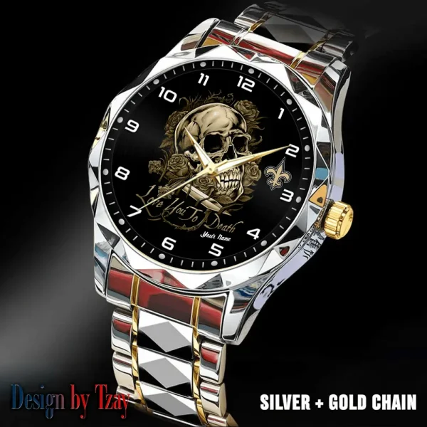 New Orleans Saints Luxury Automatic Stainless Steel Business Waterproof Watches For Men's 2025 SPTDMW889 - Image 3