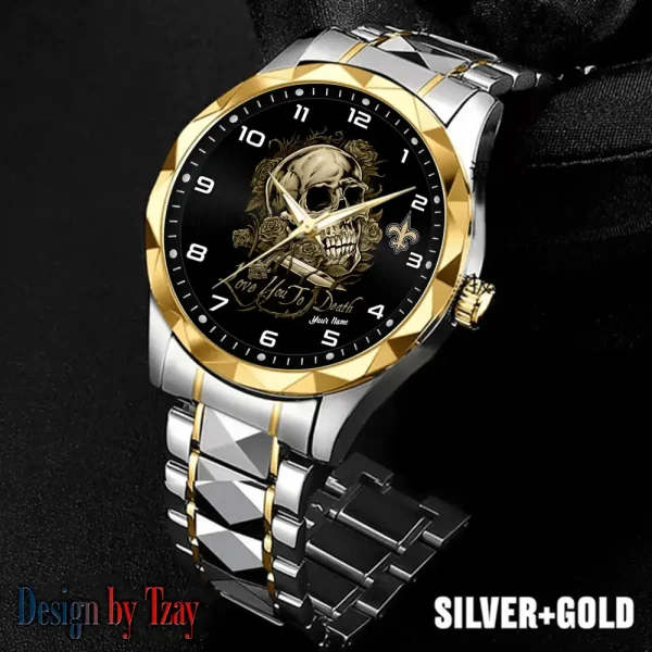 New Orleans Saints Luxury Automatic Stainless Steel Business Waterproof Watches For Men's 2025 SPTDMW889