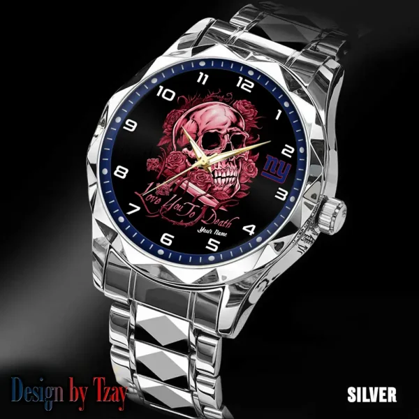 New York Giants Luxury Automatic Stainless Steel Business Waterproof Watches For Men's 2025 SPTDMW890 - Image 3