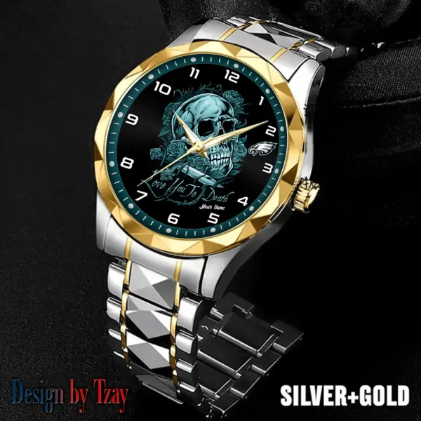 Philadelphia Eagles Luxury Automatic Stainless Steel Business Waterproof Watches For Men's 2025 SPTDMW892