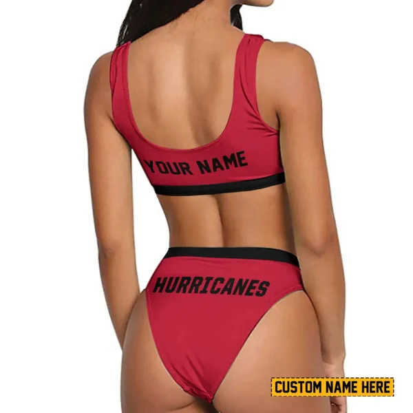 Carolina Hurricanes Women's Sport Two-Piece Swimsuit New 2025 SPTSBNS025 - Image 2