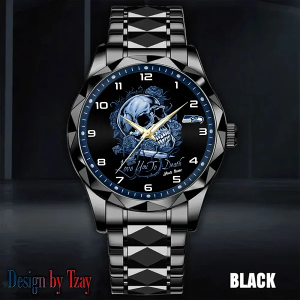 Seattle Seahawks Luxury Automatic Stainless Steel Business Waterproof Watches For Men's 2025 SPTDMW895 - Image 3