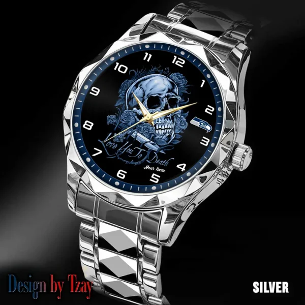 Seattle Seahawks Luxury Automatic Stainless Steel Business Waterproof Watches For Men's 2025 SPTDMW895 - Image 4
