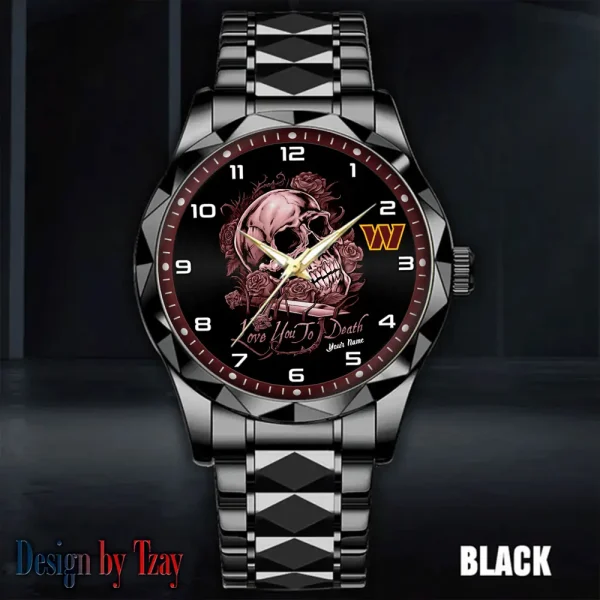 Washington Commanders Luxury Automatic Stainless Steel Business Waterproof Watches For Men's 2025 SPTDMW898 - Image 5