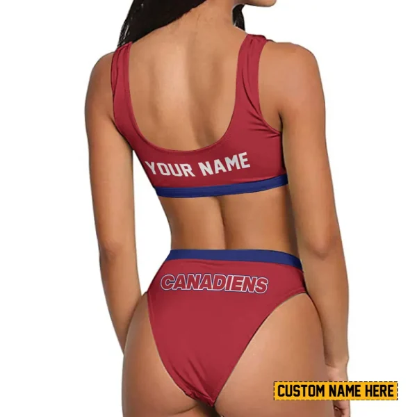 Montréal Canadiens Women's Sport Two-Piece Swimsuit New 2025 SPTSBNS035 - Image 2