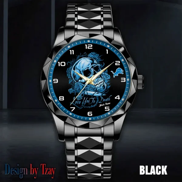 Detroit Lions Luxury Automatic Stainless Steel Business Waterproof Watches For Men's 2025 SPTDMW877 - Image 2