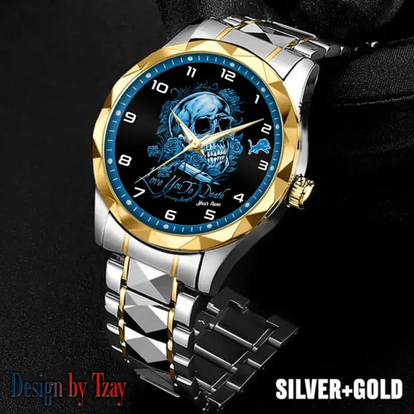 Detroit Lions Luxury Automatic Stainless Steel Business Waterproof Watches For Men's 2025 SPTDMW877
