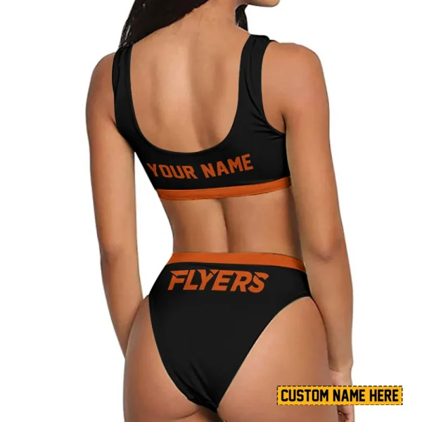 Philadelphia Flyers Women's Sport Two-Piece Swimsuit New 2025 SPTSBNS041 - Image 2