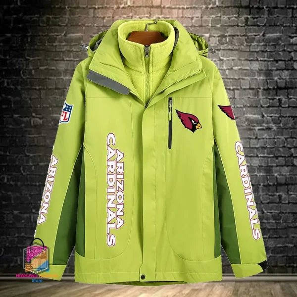 Arizona Cardinals Men's Fleece Suede Jacket PURSJ060