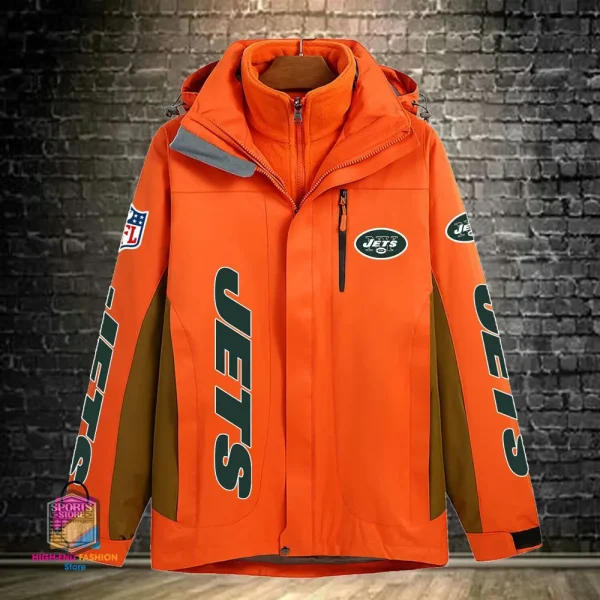 New York Jets Men's Fleece Suede Jacket PURSJ083 - Image 6