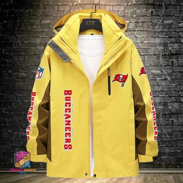 Tampa Bay Buccaneers Men's Fleece Suede Jacket PURSJ089 - Image 3