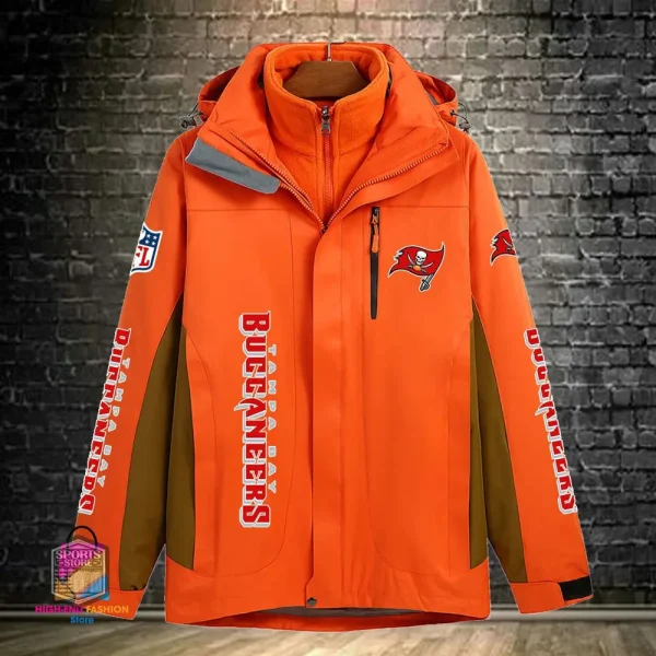 Tampa Bay Buccaneers Men's Fleece Suede Jacket PURSJ089 - Image 6