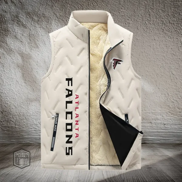 Atlanta Falcons Lined Outdoor Sports Business Vest PURVETA161