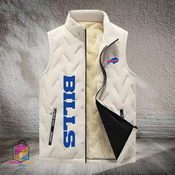 Buffalo Bills Lined Outdoor Sports Business Vest PURVETA163 - Image 2