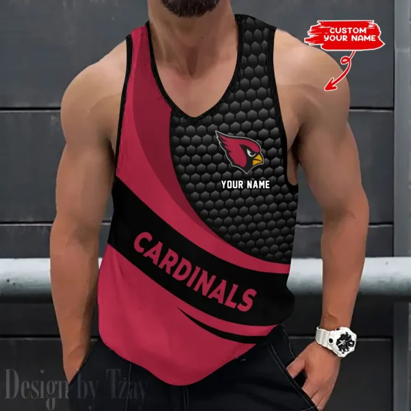 Arizona Cardinals 3D Printed Sleeveless Sport Tank Top Shirt New Style 2025 AZTTS203