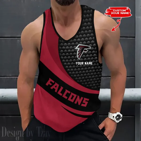 Atlanta Falcons 3D Printed Sleeveless Sport Tank Top Shirt New Style 2025 AZTTS204