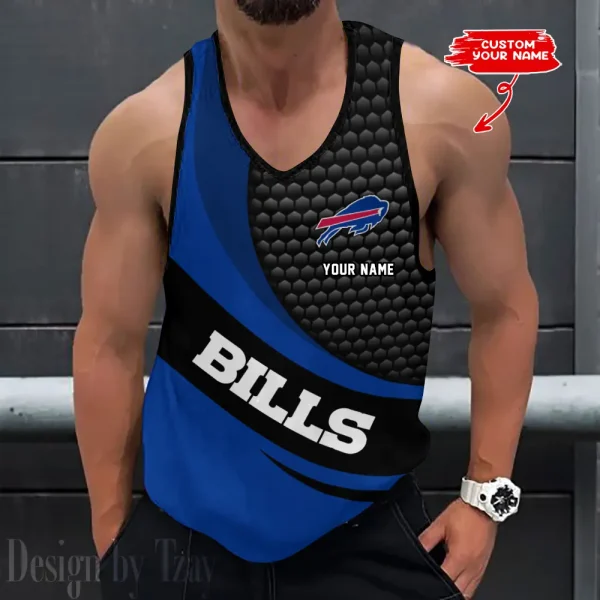 Buffalo Bills 3D Printed Sleeveless Sport Tank Top Shirt New Style 2025 AZTTS206