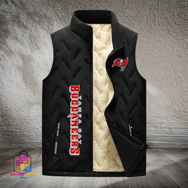 Tampa Bay Buccaneers Lined Outdoor Sports Business Vest PURVETA189 - Image 3