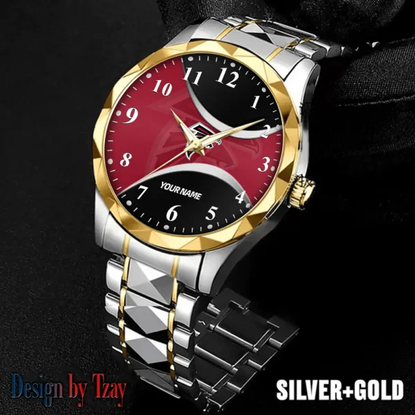 Atlanta Falcons Luxury Automatic Stainless Steel Business Waterproof Watches For Men's 2025 SPTDMW900 - Image 5