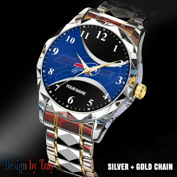 Buffalo Bills Luxury Automatic Stainless Steel Business Waterproof Watches For Men's 2025 SPTDMW902 - Image 3