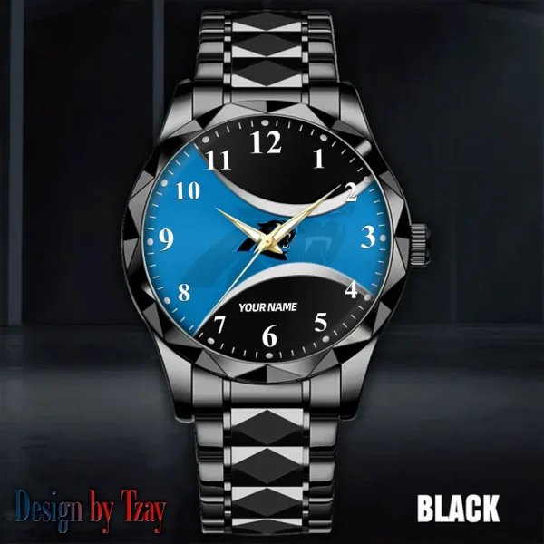 Carolina Panthers Luxury Automatic Stainless Steel Business Waterproof Watches For Men's 2025 SPTDMW903 - Image 2