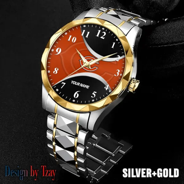 Chicago Bears Luxury Automatic Stainless Steel Business Waterproof Watches For Men's 2025 SPTDMW904